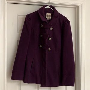 Purple Pea Coat